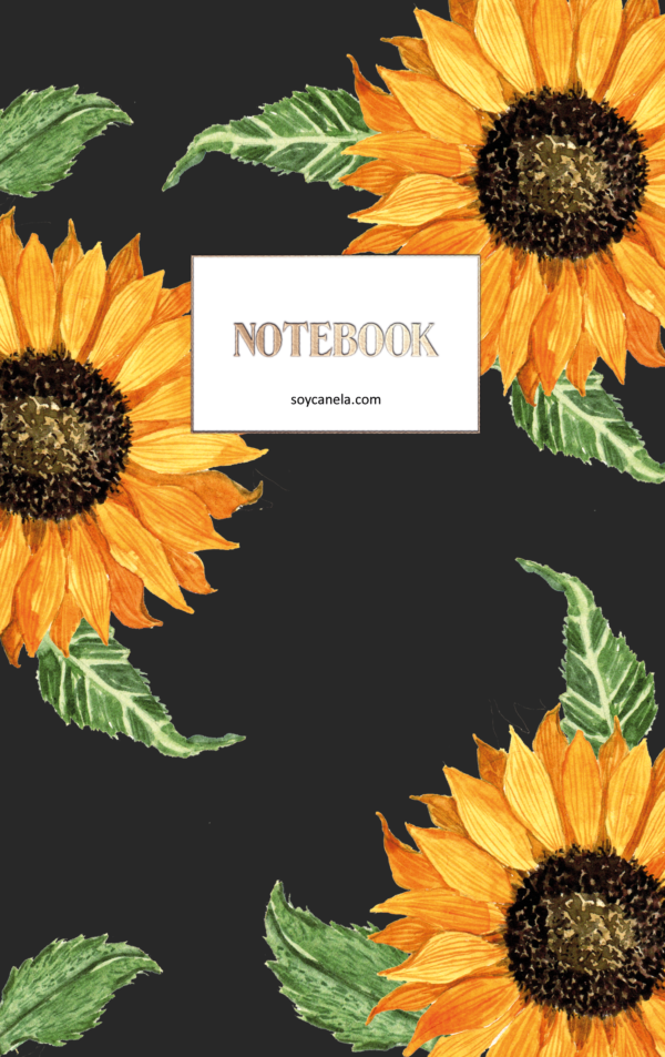 Papeleria de girasoles